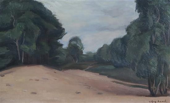 Jean-Omer Marchand (1873-1936) Mer de Sable, Ermenonville 15.25 x 24in.